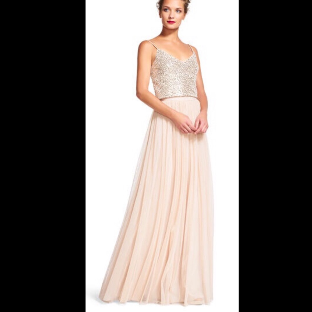 Sequin dress-set w/ tulle skirt-pm gown, prom etc.